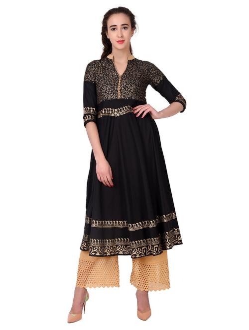 women's flared kurta - 19990195 -  Standard Image - 0