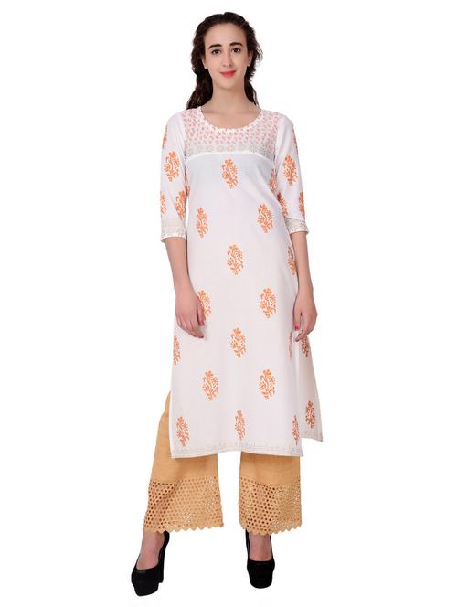 women's straight kurta - 19990203 - Standard Image - 0