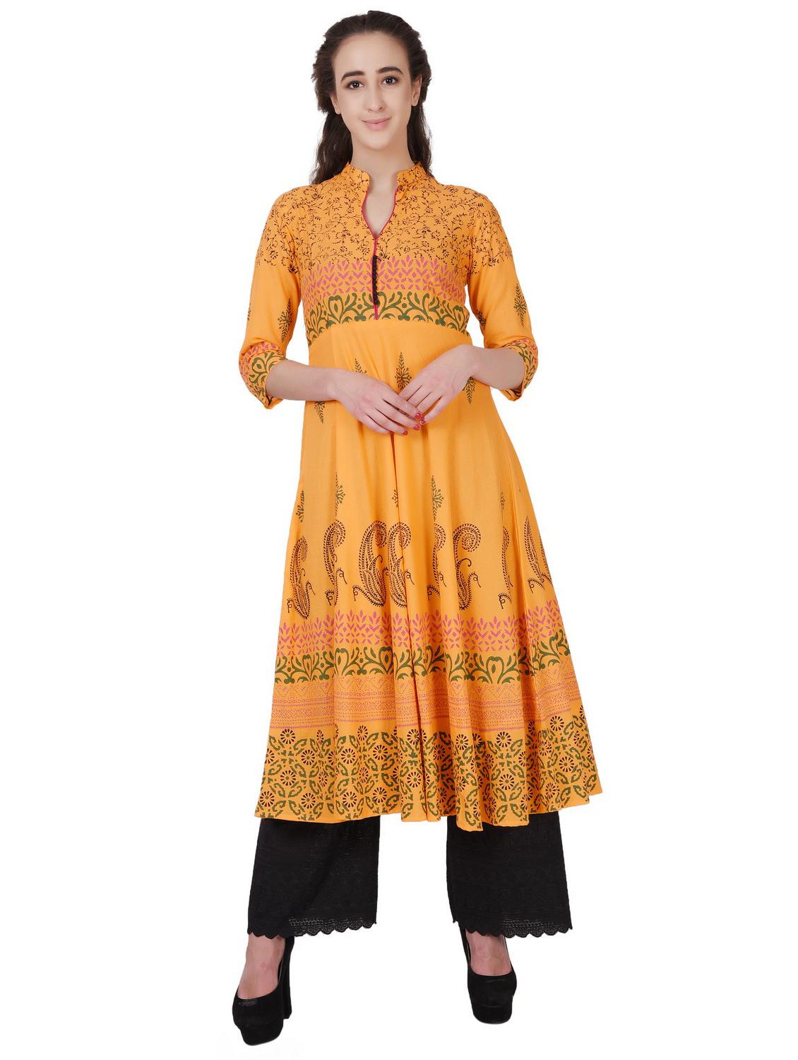 women's flared kurta - 19990204 - Zoom Image - 0