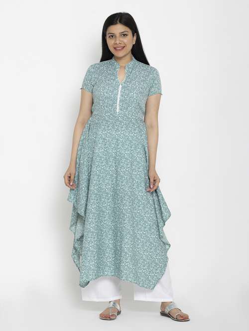 women's asymmetric kurta - 19990212 - Standard Image - 0
