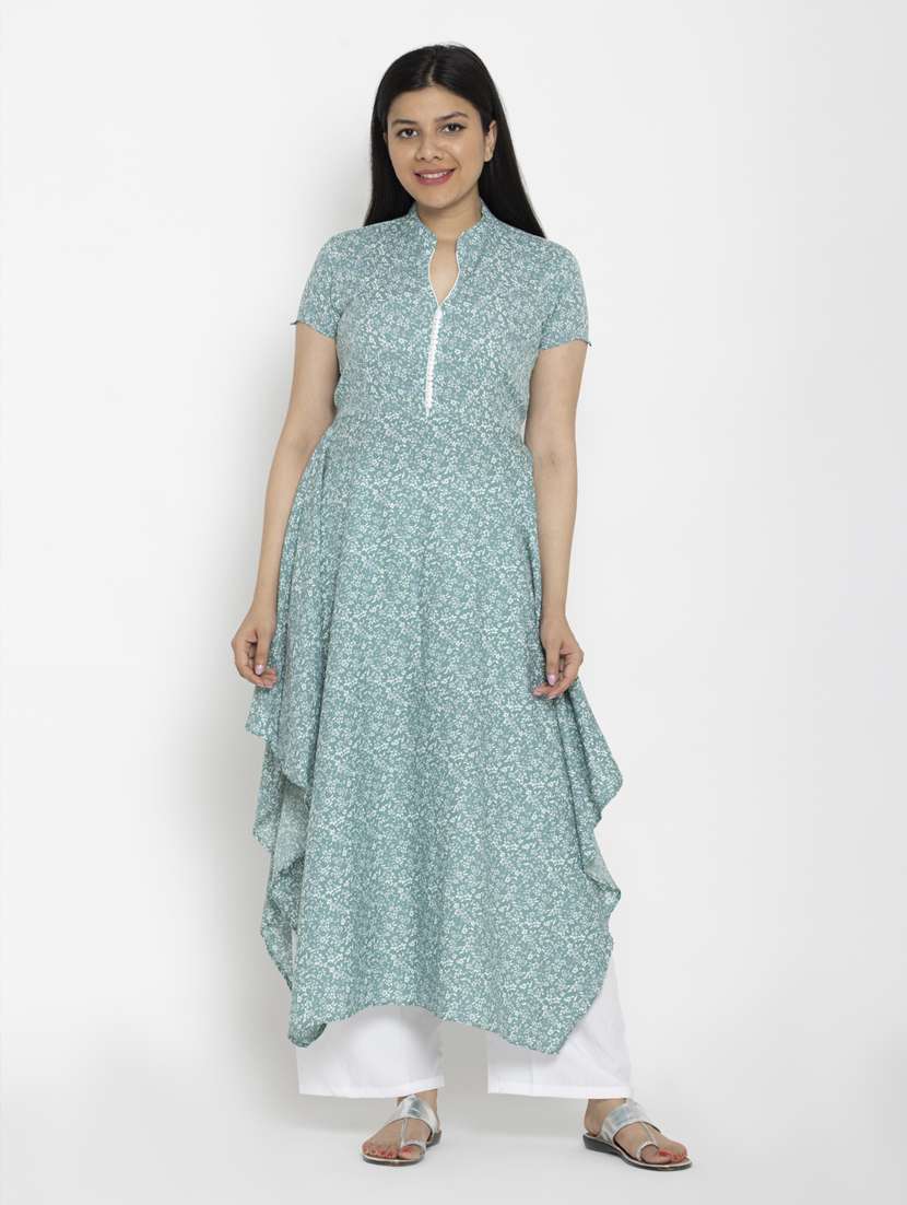 women's asymmetric kurta - 19990212 - Zoom Image - 0