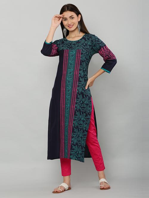 women's straight kurta - 19990223 - Standard Image - 0