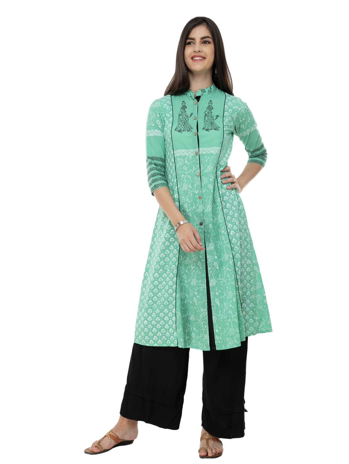 women's front slit kurta - 19990266 - Zoom Image - 0