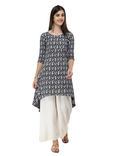 women's high-low kurta - 19990279 - Standard Image - 0