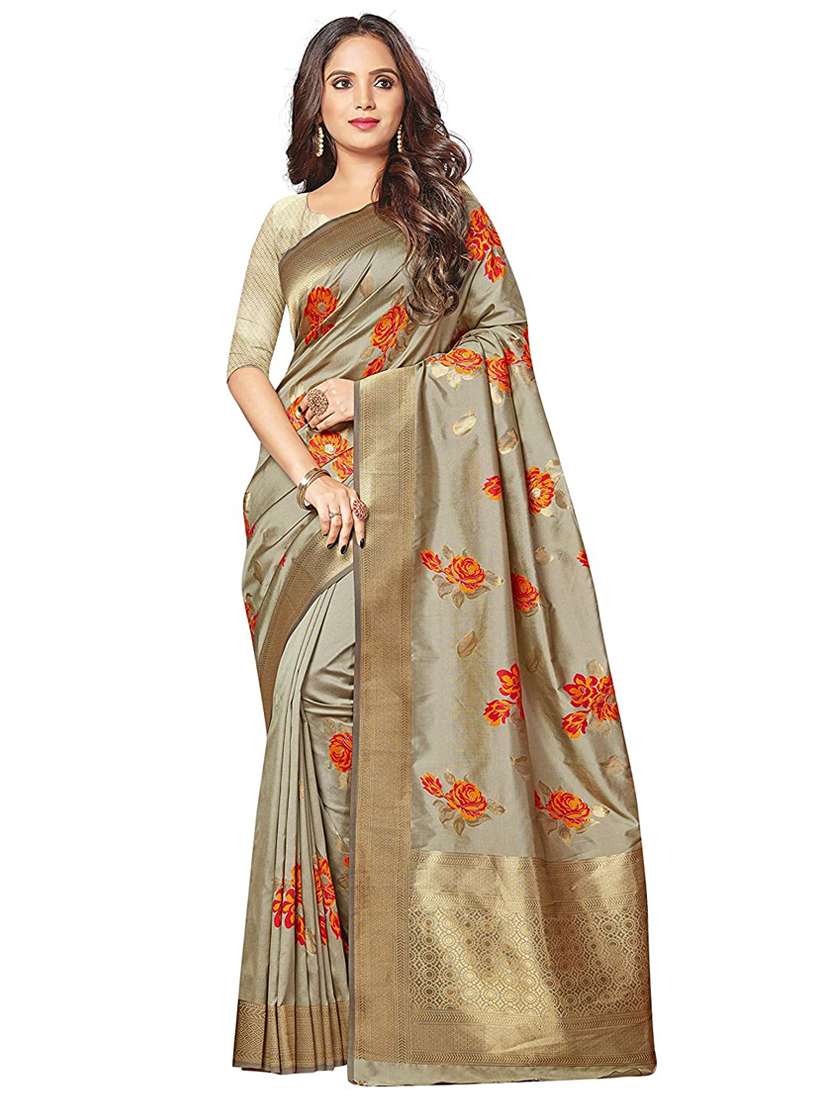 women's banarasi saree with blouse