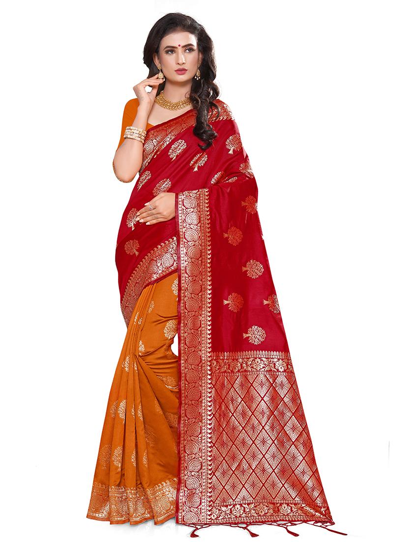 women's banarasi saree with blouse - 19991986 -  Zoom Image - 0
