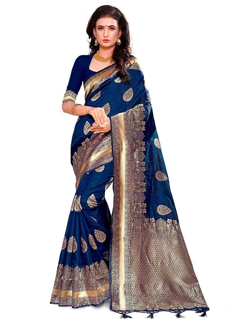 women's banarasi saree with blouse - 19991999 - Zoom Image - 0