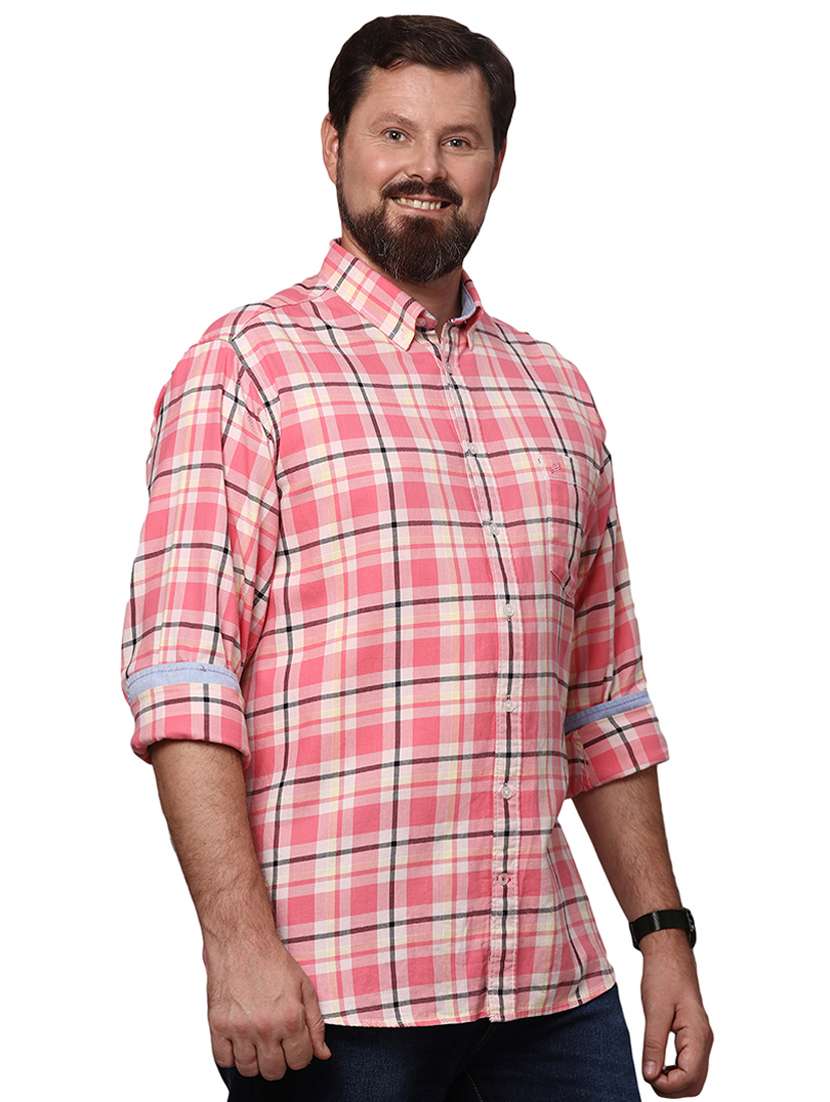 pink cotton casual shirt - 19992108 -  Standard Image - 2