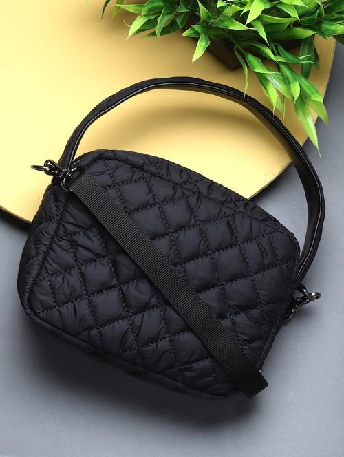 black polyester sling bag - 19992317 -  Standard Image - 0