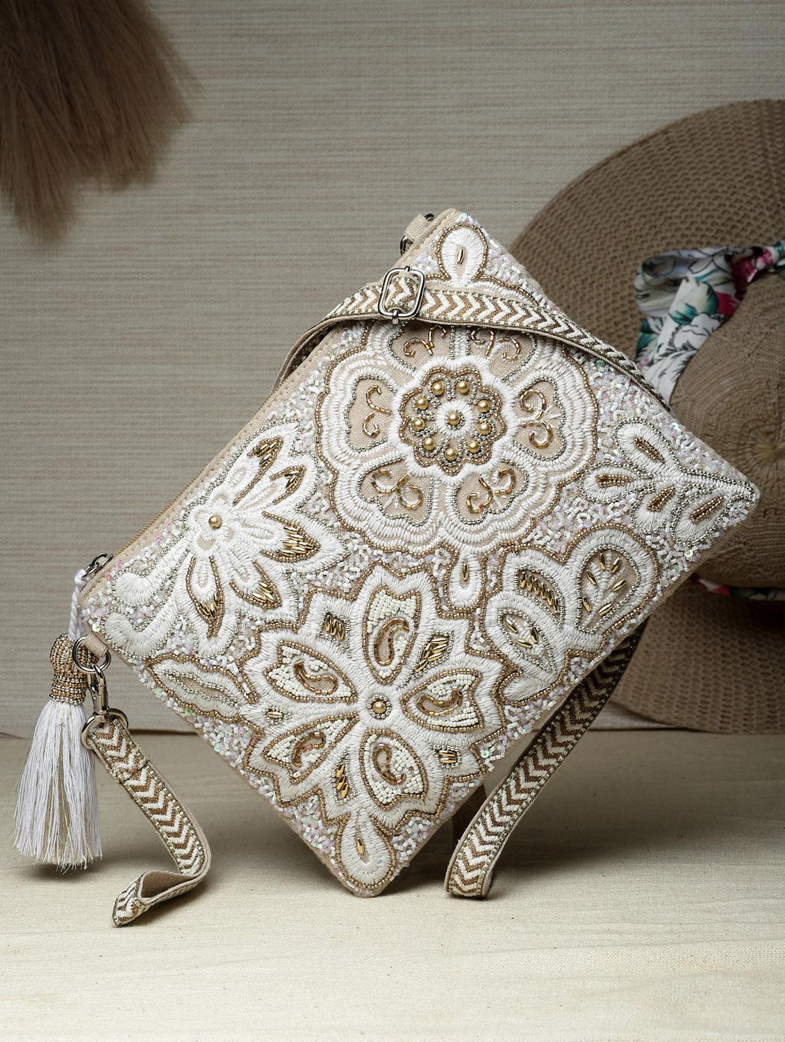 natural cotton sling bag - 19992318 - Zoom Image - 0