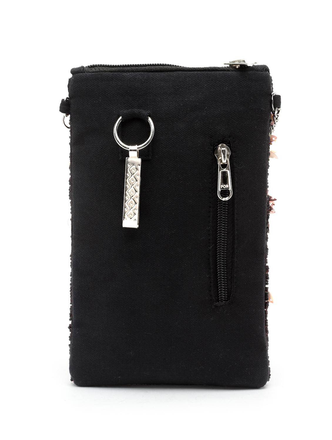 black cotton sling bag - 19992327 - Standard Image - 2