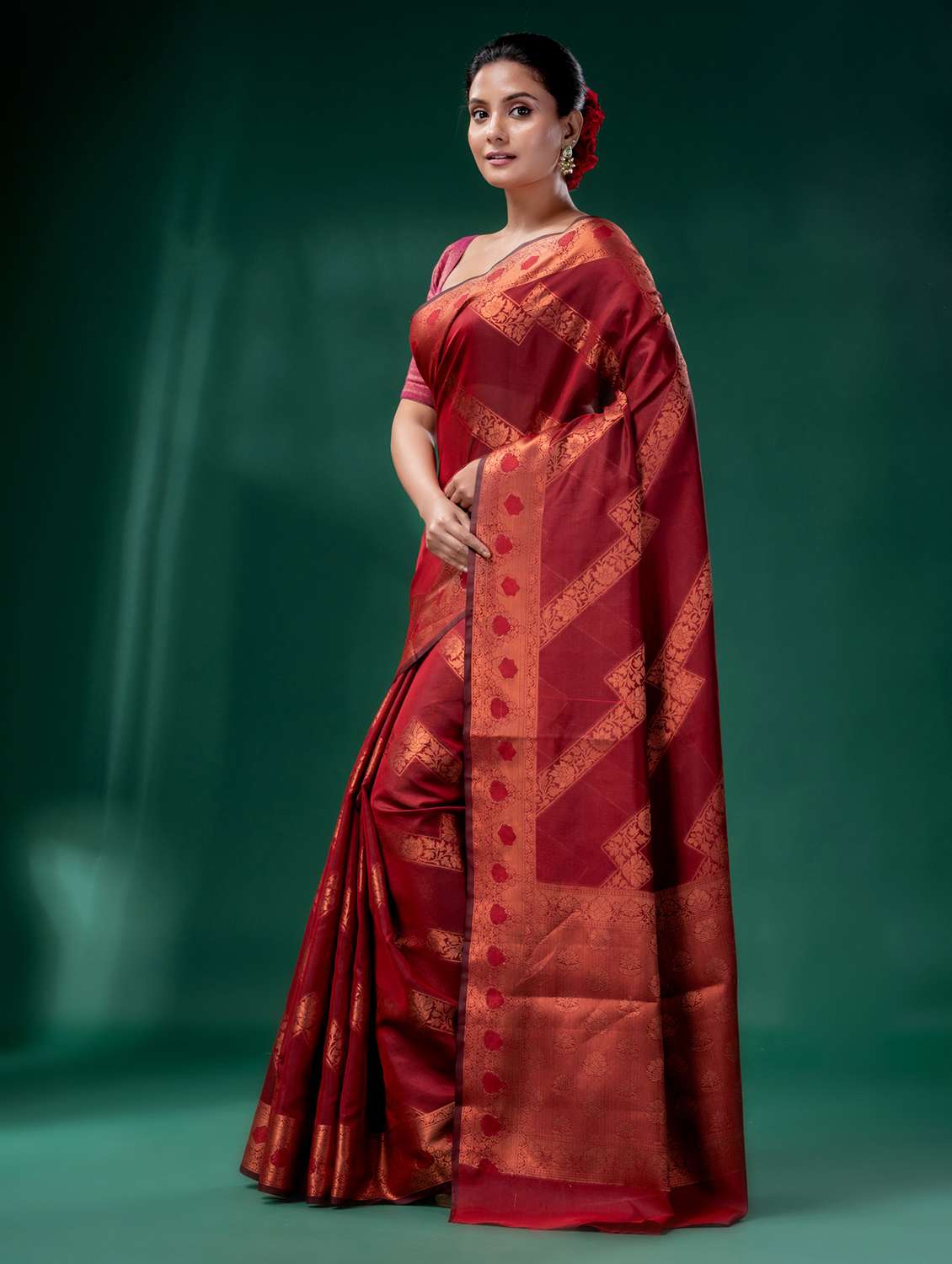 women's banarasi saree with blouse - 19993223 -  Standard Image - 2