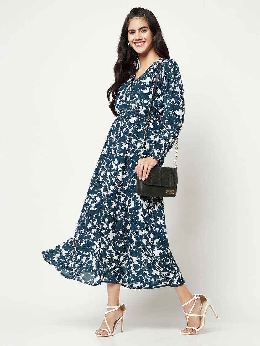 women's fit & flare floral dress - 19994341 -  Standard Image - 2
