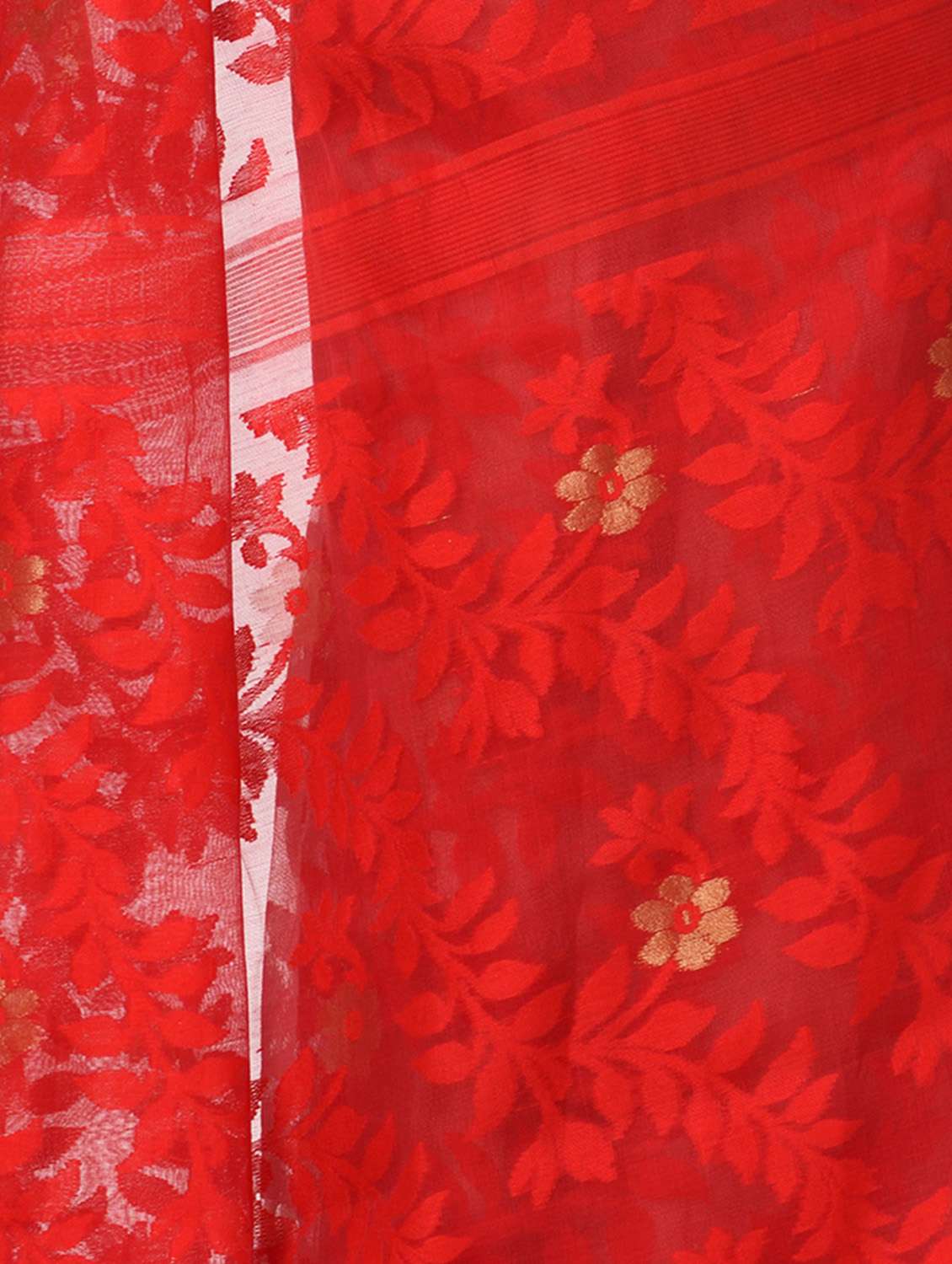 women's self design red colored saree - 19994400 -  Standard Image - 2