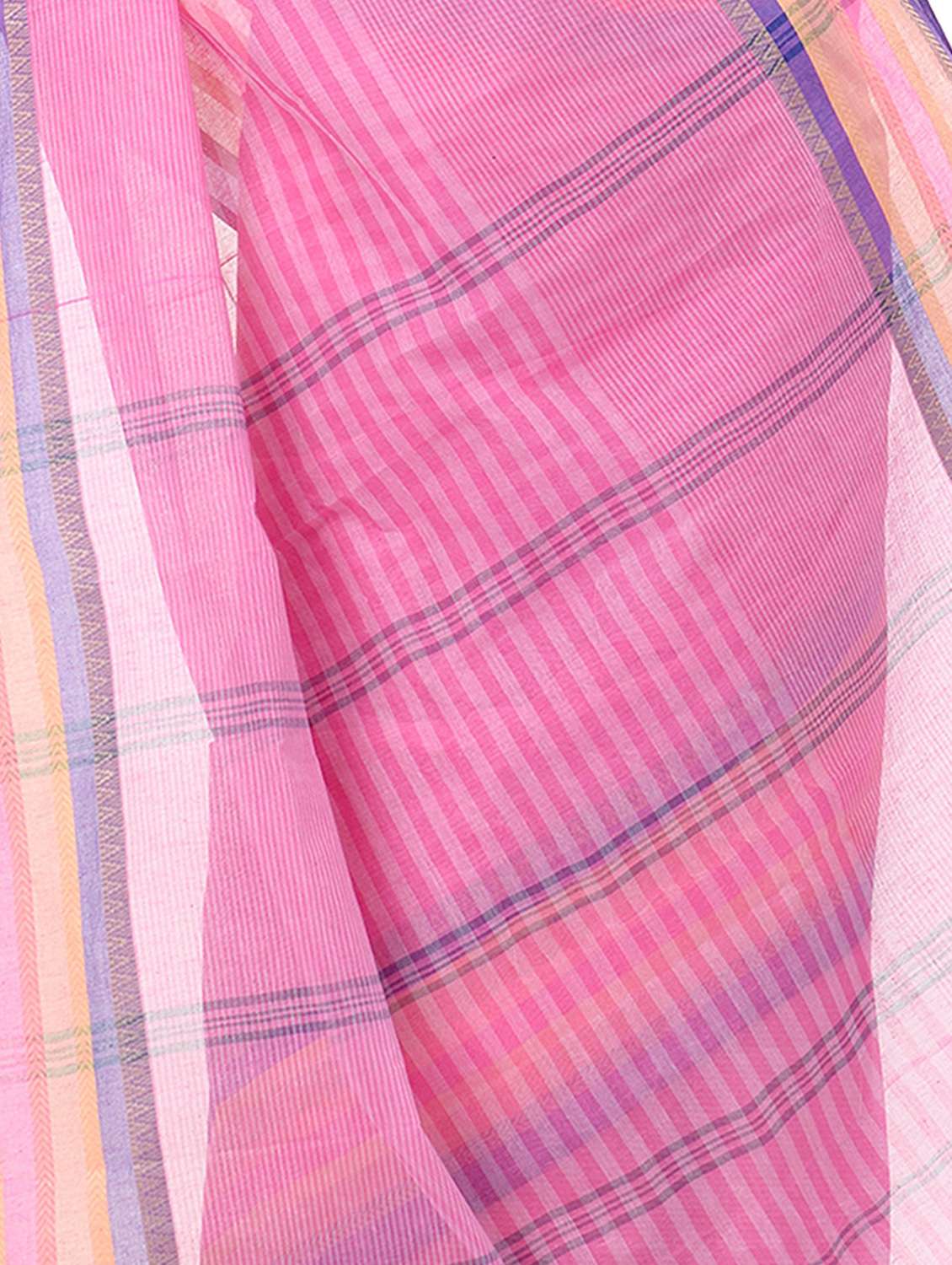 women's stripes pink colored saree - 19994424 - Standard Image - 2