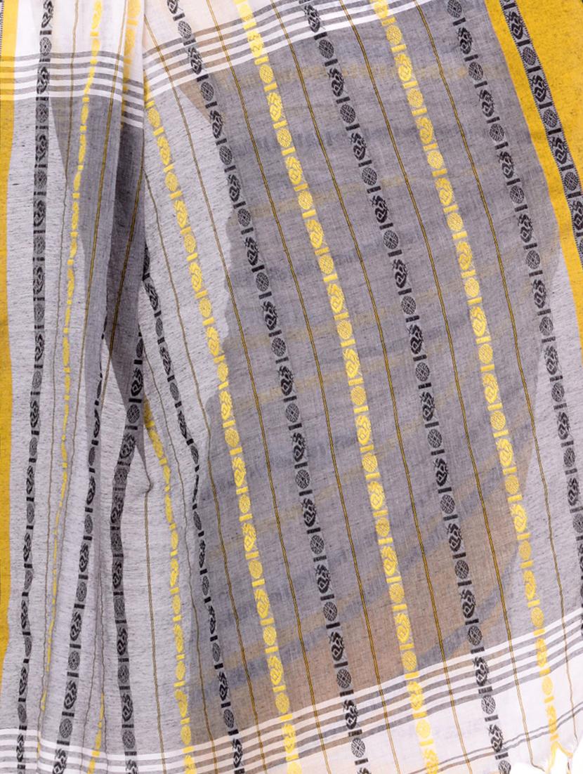 women's self design yellow colored saree with blouse - 19994509 - Standard Image - 2