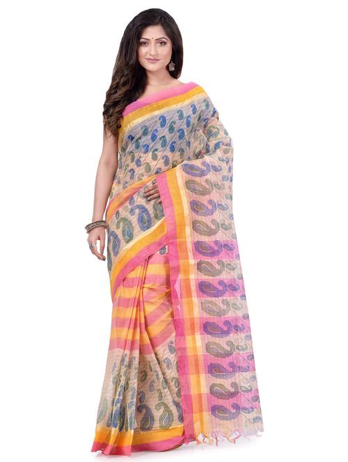 women's paisley multi colored saree - 19994511 - Standard Image - 0