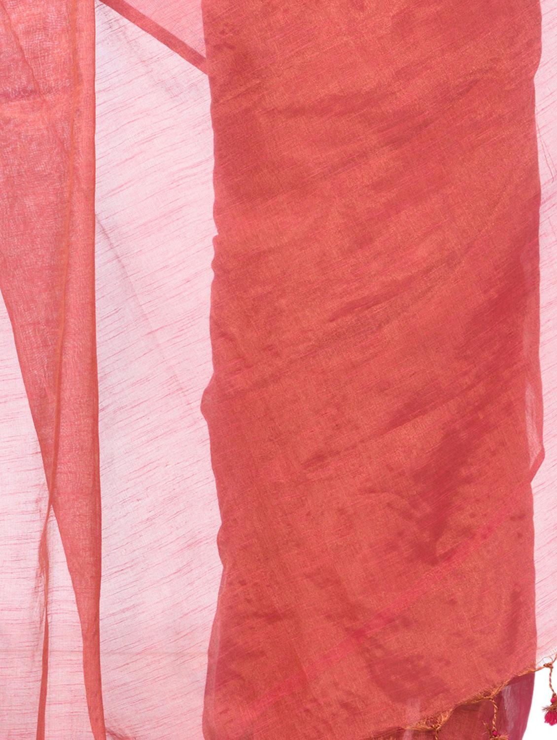 women solid plain saree with blouse - 19994565 - Standard Image - 2