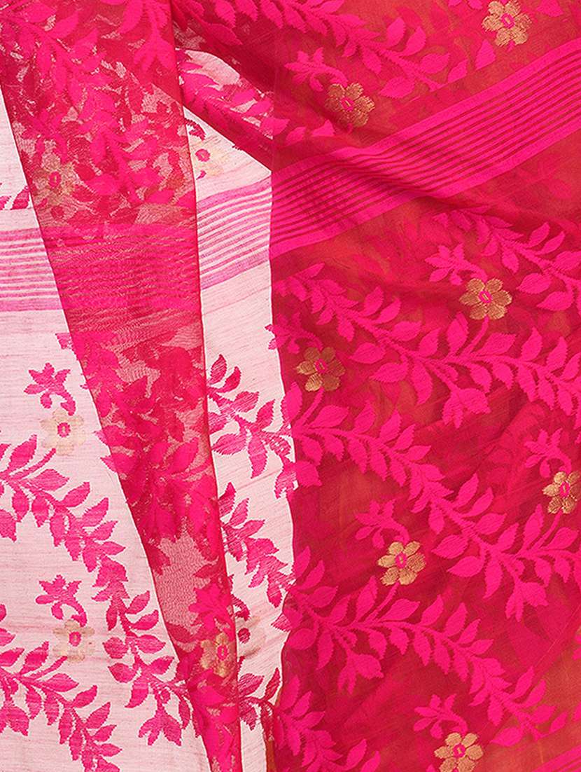 women's self design pink colored saree - 19994591 -  Standard Image - 2