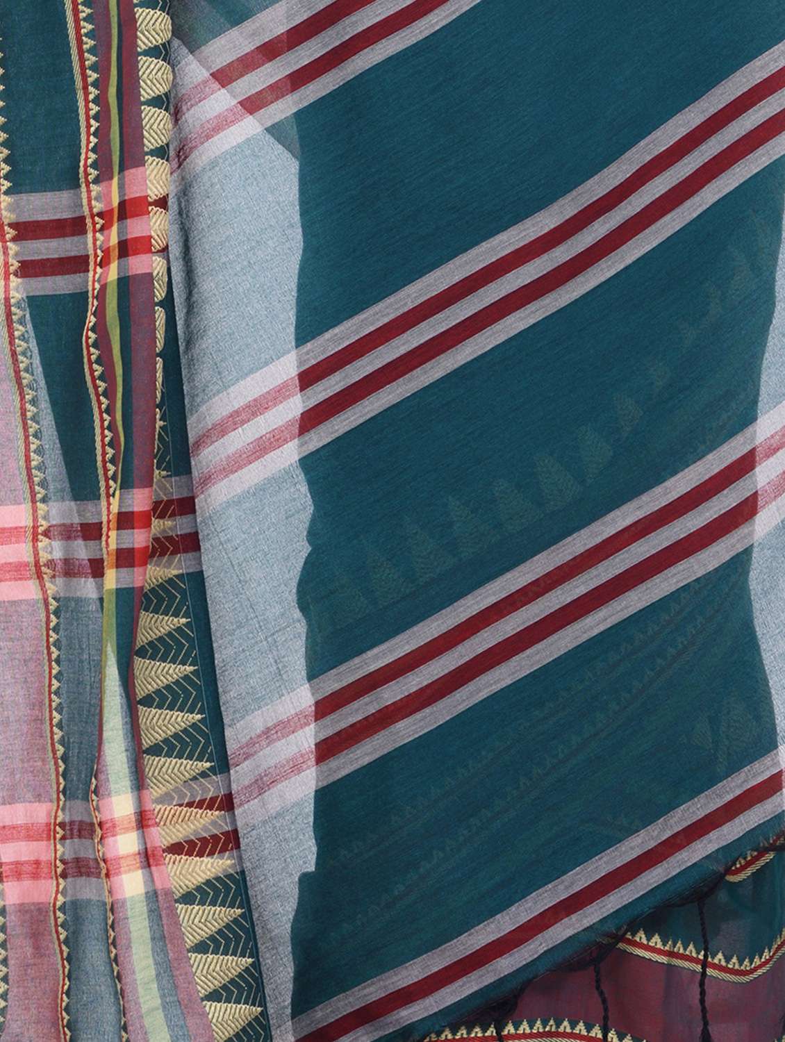 women's stripes indigo colored saree with blouse - 19994593 -  Standard Image - 2