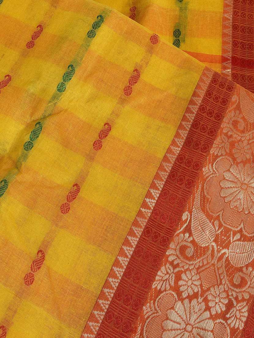 women's self design yellow colored saree - 19994609 -  Standard Image - 2