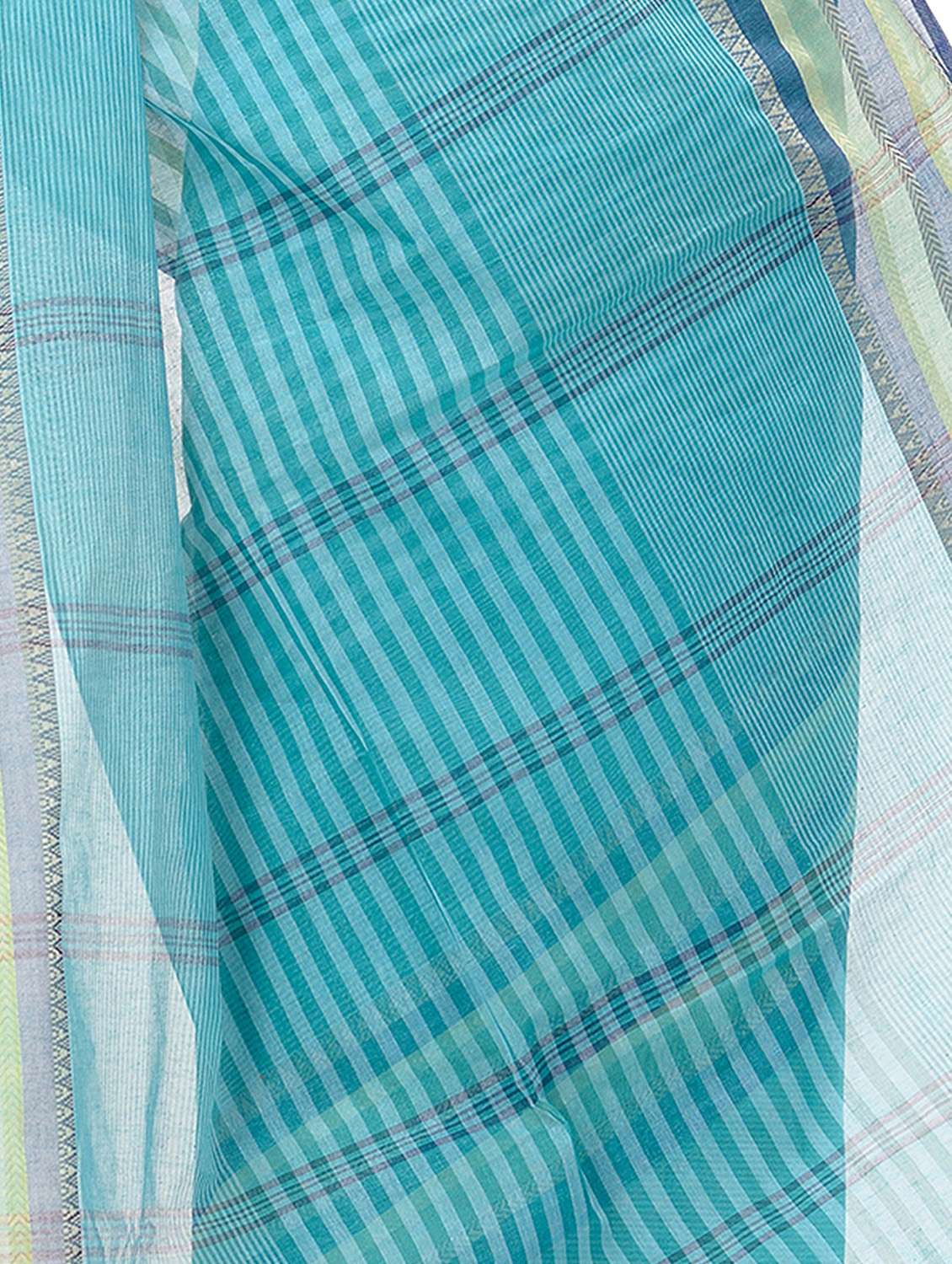 women's stripes light blue colored saree - 19994610 -  Standard Image - 2