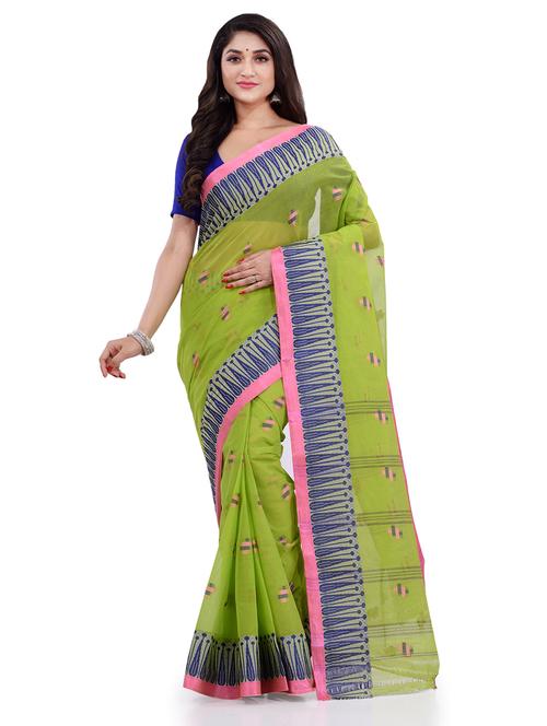 women's self design lime colored saree - 19994615 - Standard Image - 0