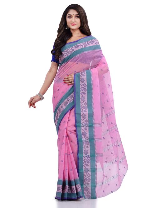 women's self design pink colored saree - 19994666 - Standard Image - 0