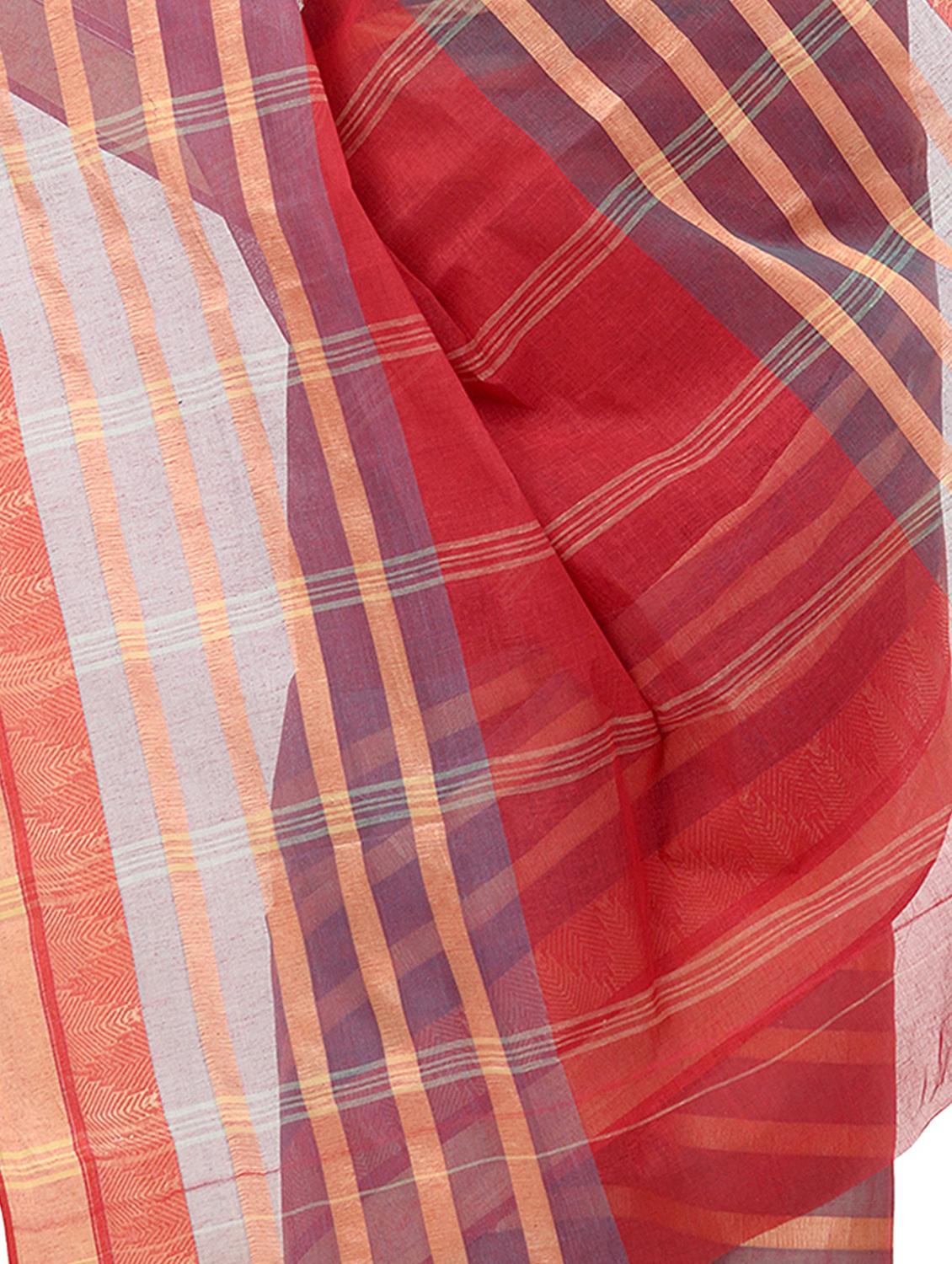 women's bordered red colored saree - 19994693 - Standard Image - 2