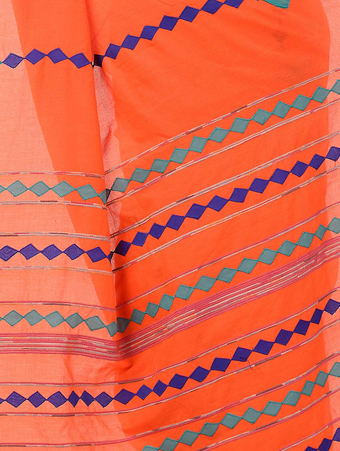 women's self design orange colored saree with blouse - 19994738 -  Standard Image - 2