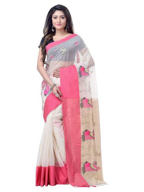 women's floral multi colored saree with blouse - 19994747 -  Standard Image - 0