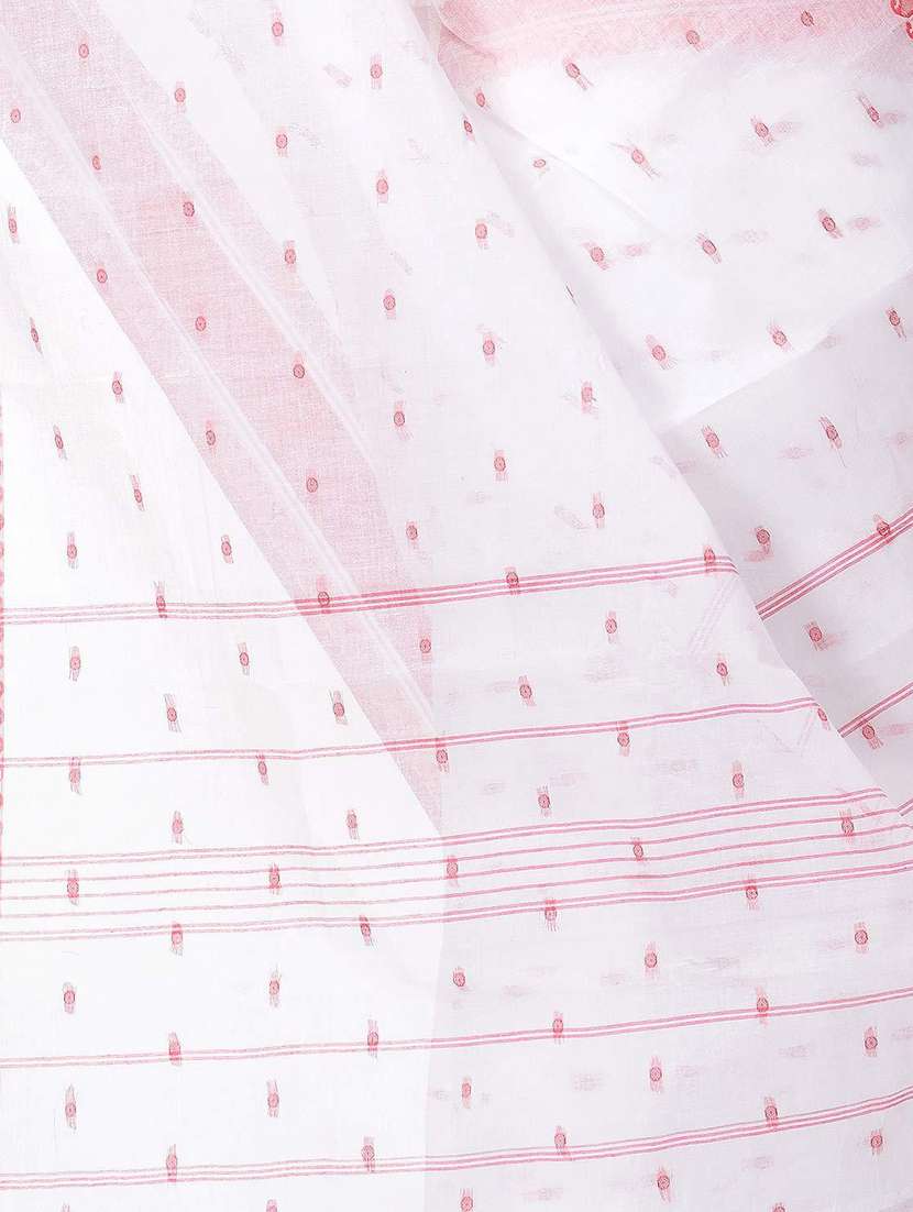 women's printed white colored saree - 19994830 -  Standard Image - 2
