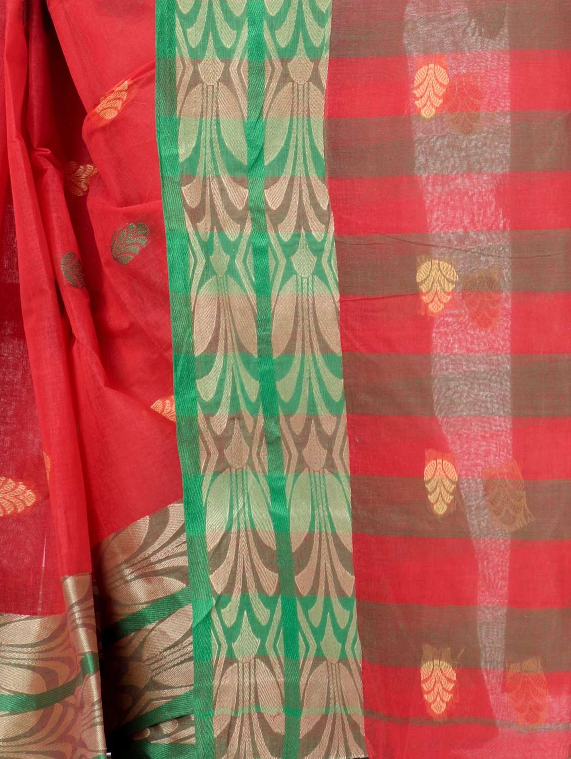 women's self design red colored saree - 19994833 -  Standard Image - 2