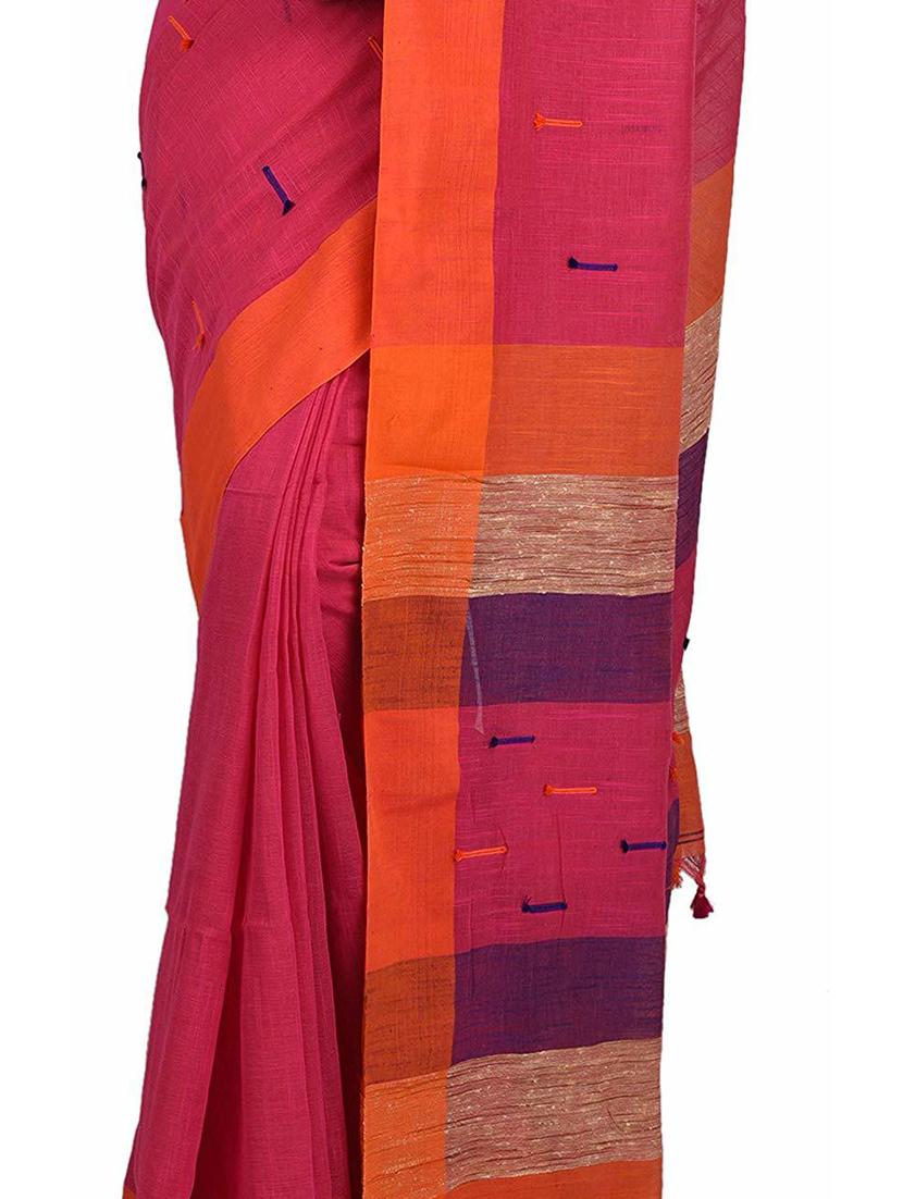 women self design handloom saree with blouse - 19994839 - Standard Image - 2