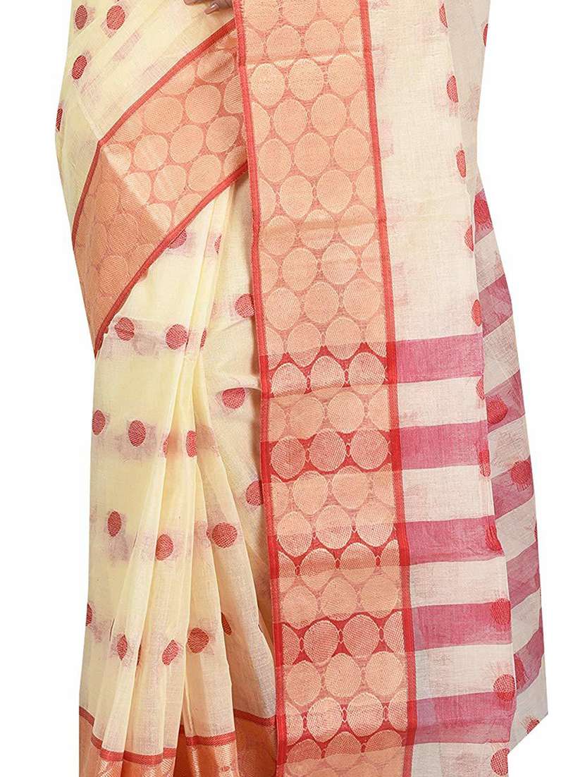 women's self design cream colored saree - 19994914 -  Standard Image - 2