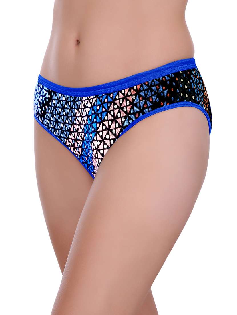 blue cotton bikini panty combo - 19994955 -  Standard Image - 2
