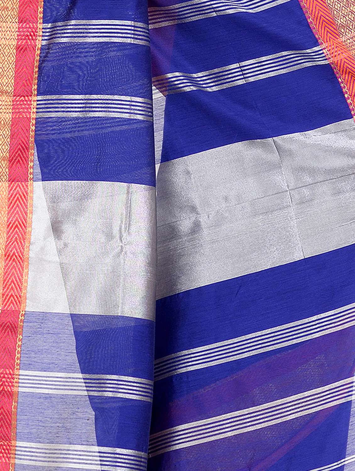 women's self design royal blue colored saree with blouse - 19994973 -  Standard Image - 2