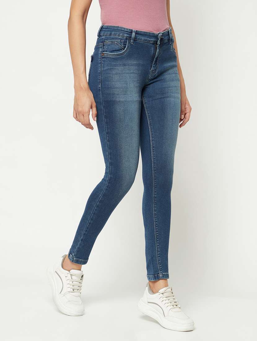 women's plain slim fit jeans - 19995187 -  Standard Image - 2