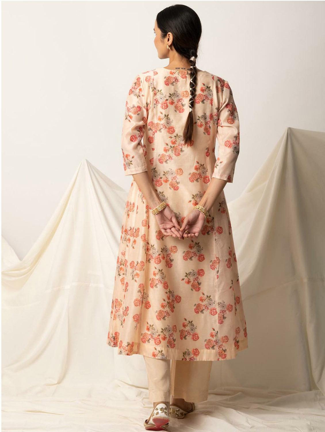 women's flared kurta - 19995580 - Standard Image - 2