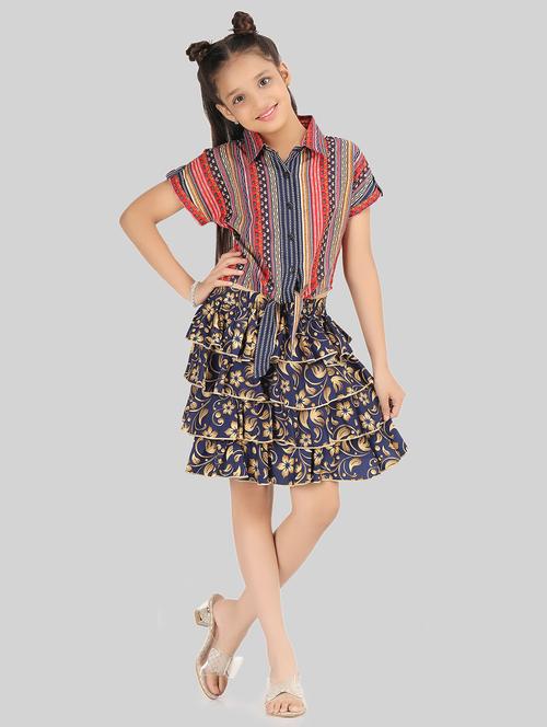 multi colored printed skirt top sets  - 19996414 -  Standard Image - 0