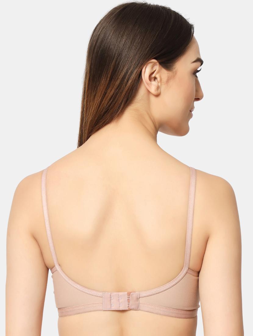 brown cotton blend regular bra - 19996427 - Standard Image - 2
