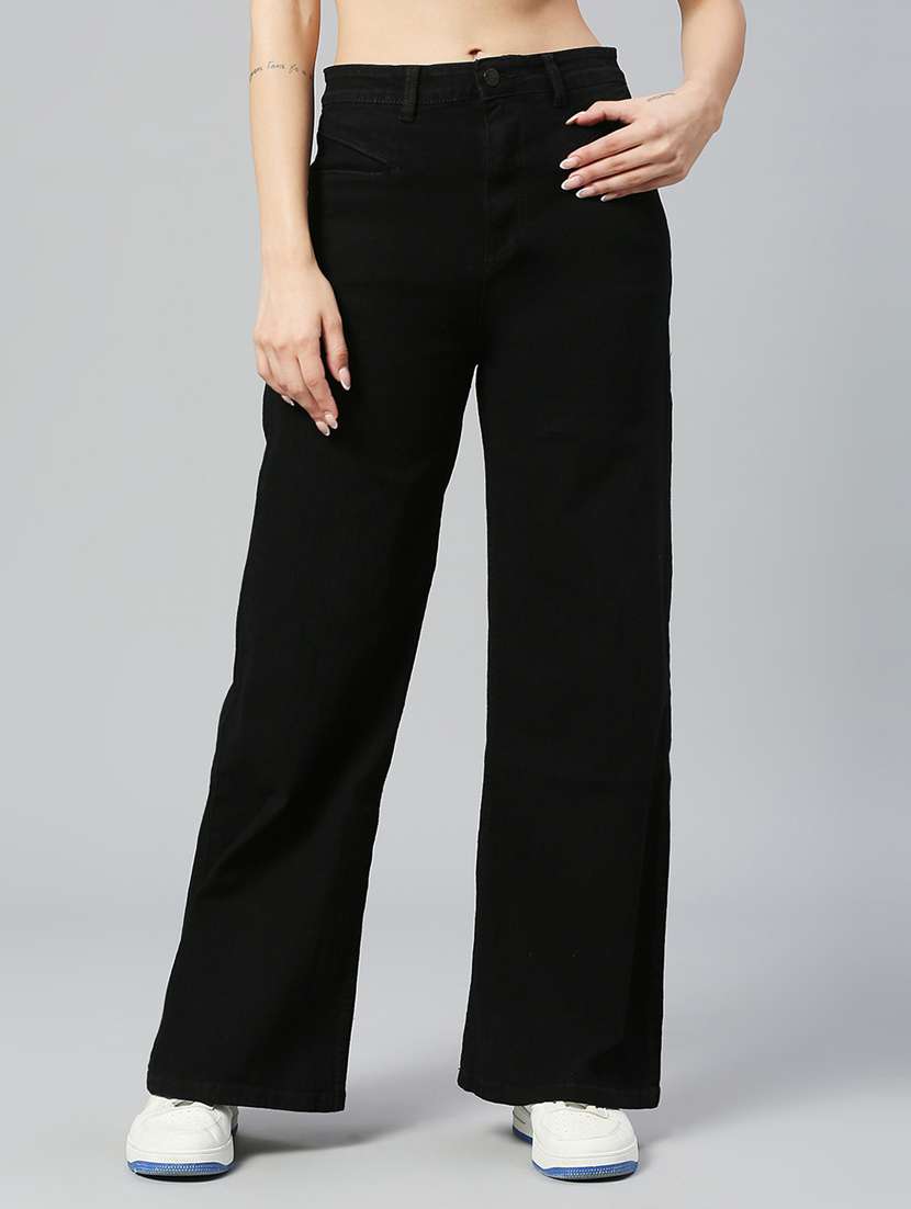 women high rise denim jeans