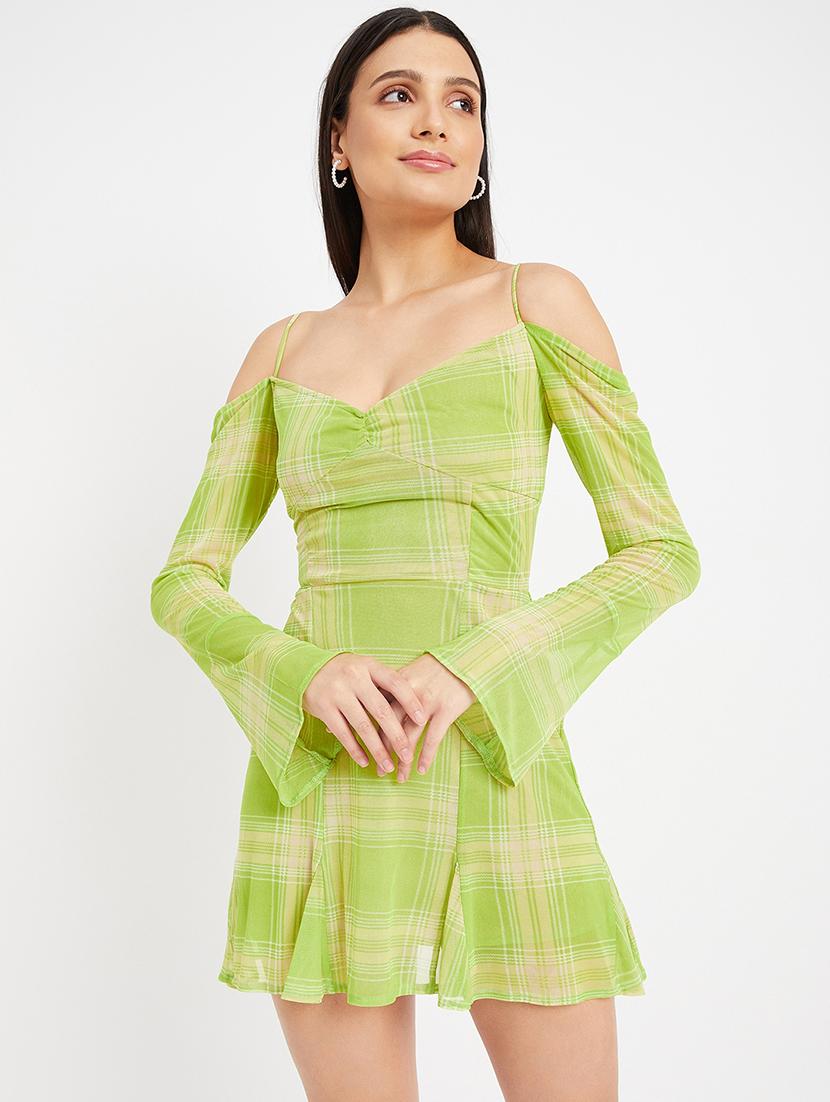 women's fit & flare polka dots dress - 19999326 -  Zoom Image - 0