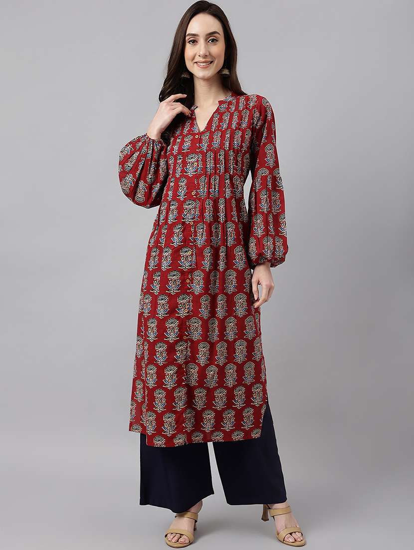 women's front slit kurta