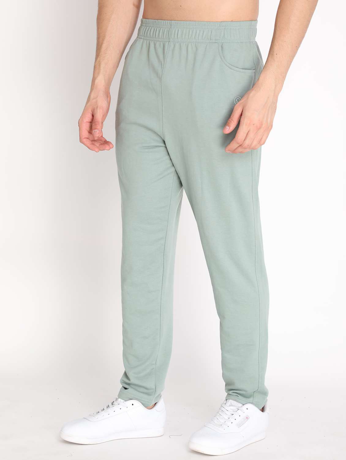 men's solid mid rise track pant - 19999684 -  Standard Image - 2