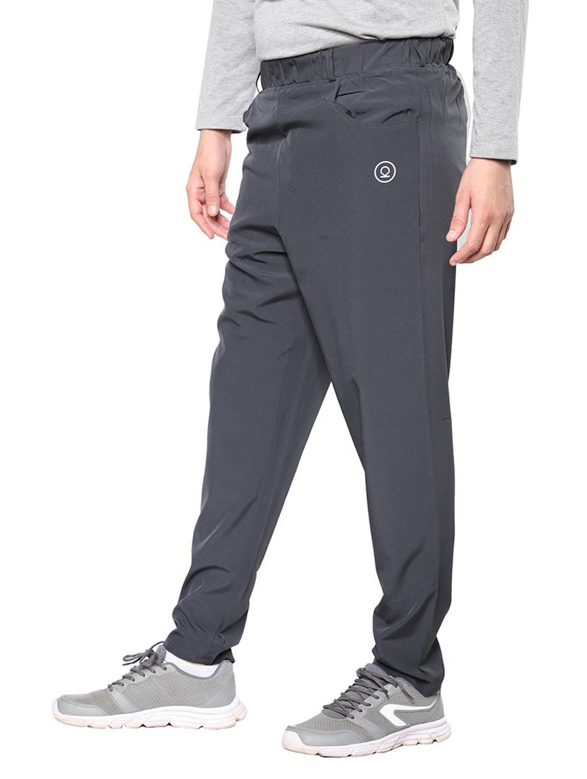 men's solid mid rise track pant - 19999762 - Standard Image - 2