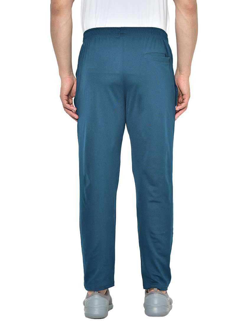blue cotton track pant - 19999769 - Standard Image - 2