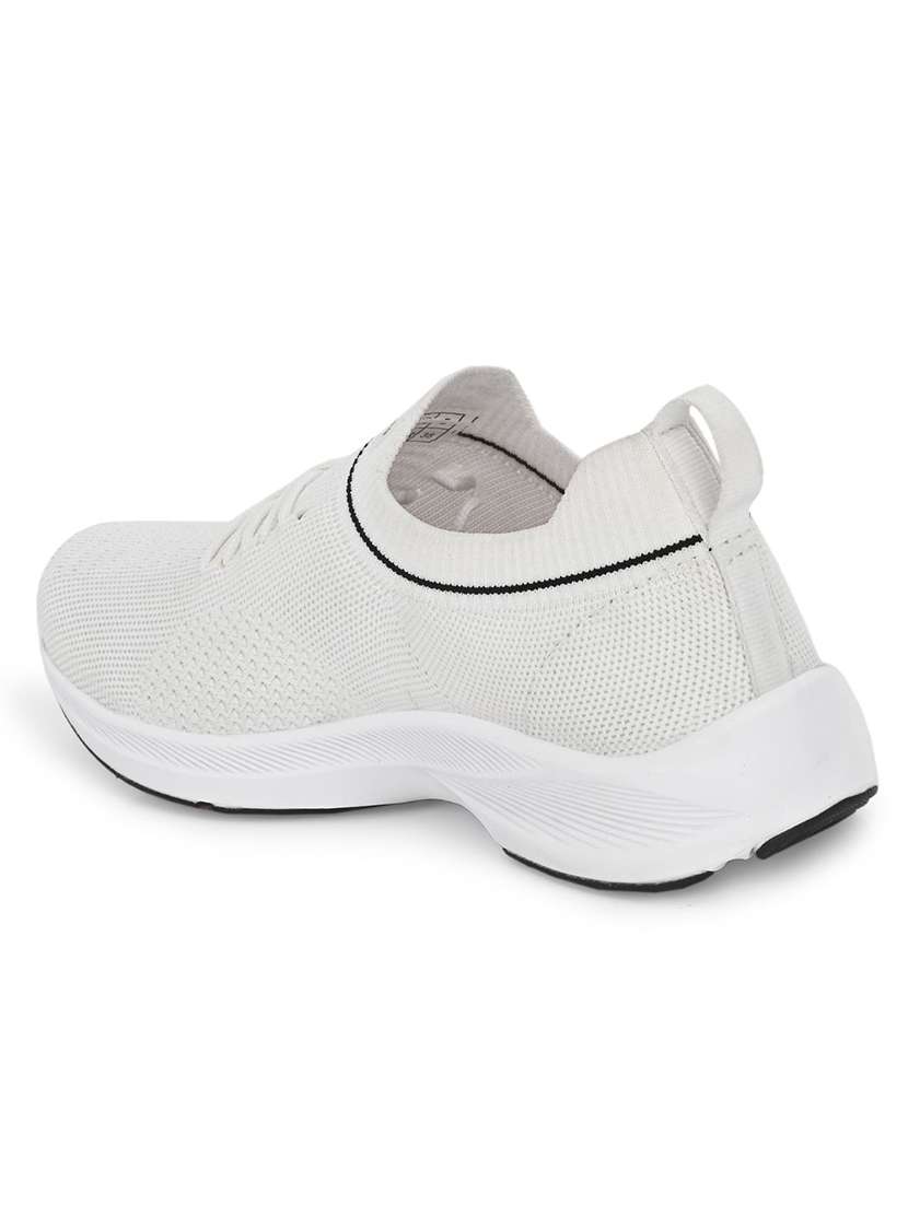 white synthetic laceup casual shoes - 19999832 -  Standard Image - 2