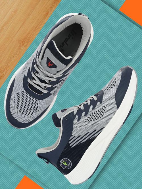 grey lace up sport shoe - 19999837 -  Standard Image - 0