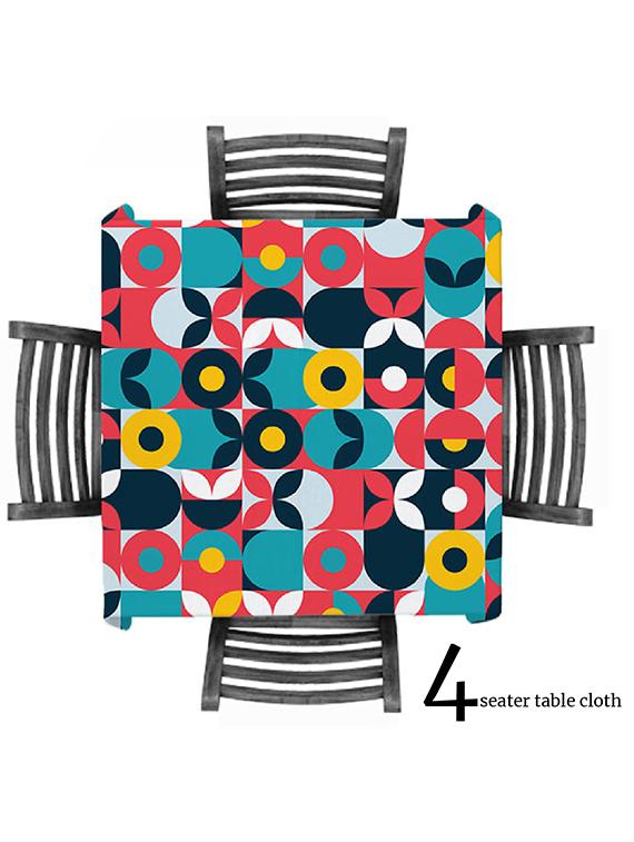 digital printed satin table cloth - 4 seater - 19999933 - Standard Image - 2
